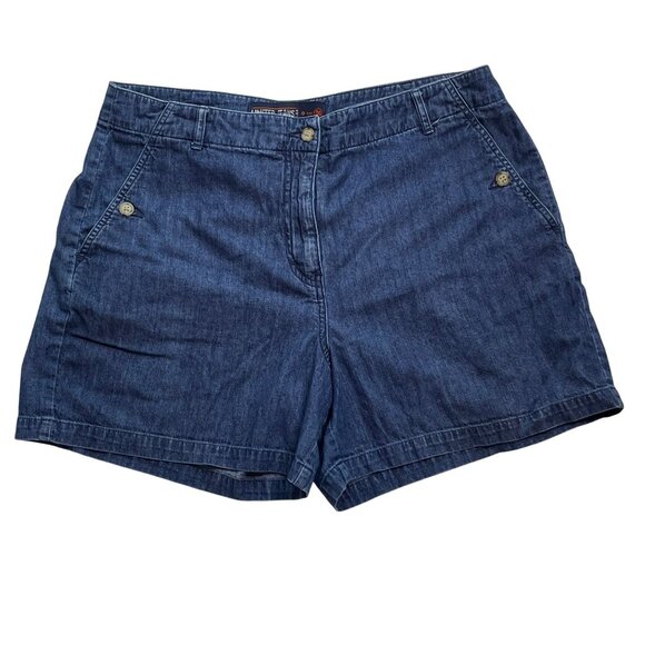 Limited Jeans Womens Blue Denim Casual Shorts Size 14  Lightweight u - Picture 1 of 7